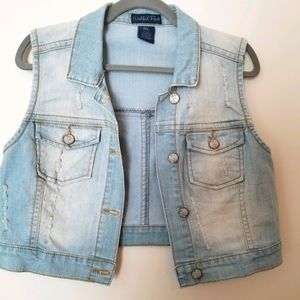 Jean vest jacket